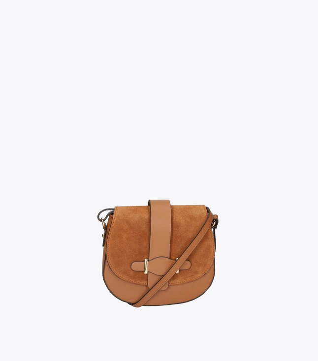 Vintage Suede Leather Shoulder Bag for Women Daily
