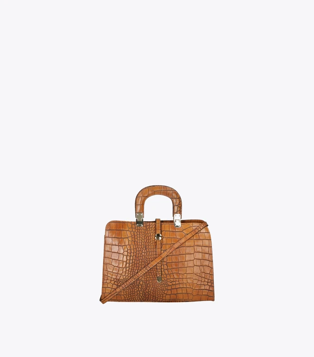 Stylish Italian Leather Top Handle Bag for Women
