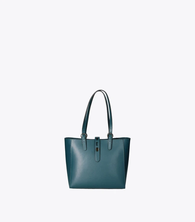 Elegant Leather Shoulder Bag for Women in Genuine Saffiano Leather for Daily Use
