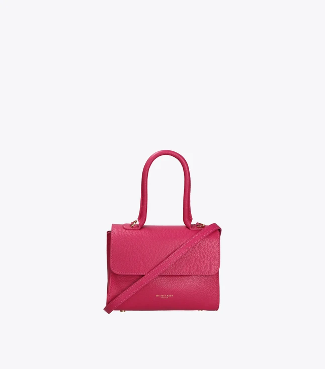 Elegant Leather Crossbody Bag for Women with Removable Shoulder Strap
