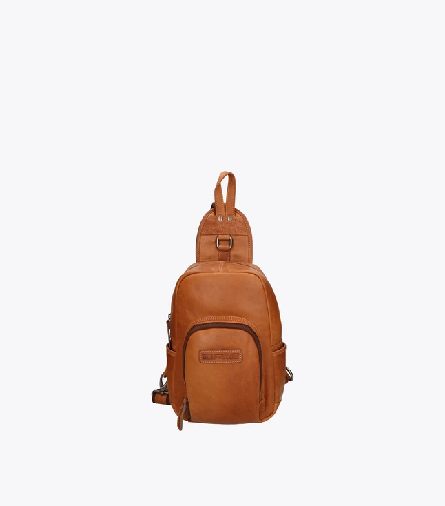 Vintage Leather Crossbody Bag for Men Travel
