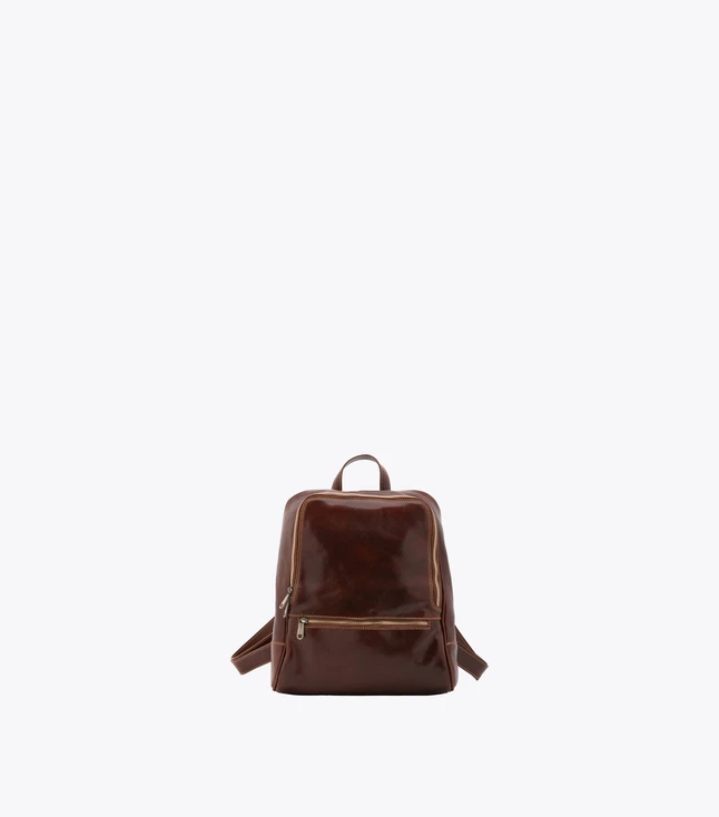 Vintage Leather Backpack for Women Daily Travel
