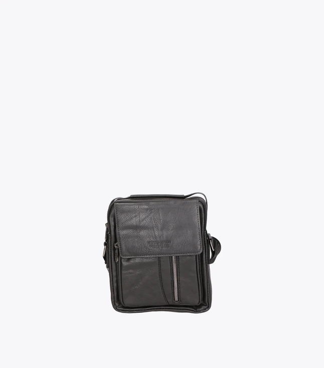 Minimalist Vegan Leather Crossbody Bag for Men Suitable for Daily Use
