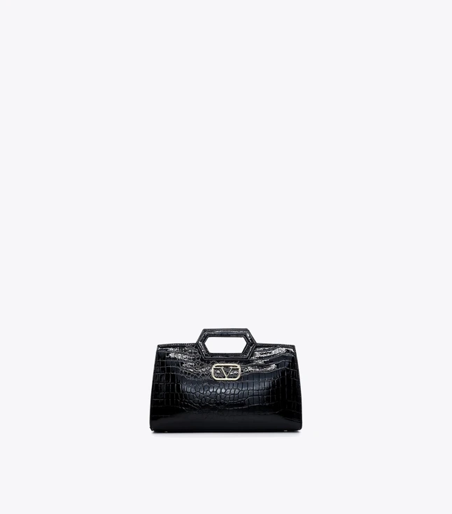 Stylish Faux Leather Crossbody Bag for Women with Chain Strap and Multiple Compartments
