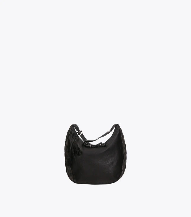 Stylish Italian Leather Handbag with Inner Pockets for Women
