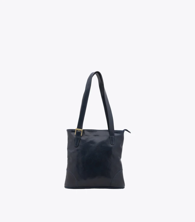 Minimalist Leather Crossbody Bag for Women with Multiple Compartments
