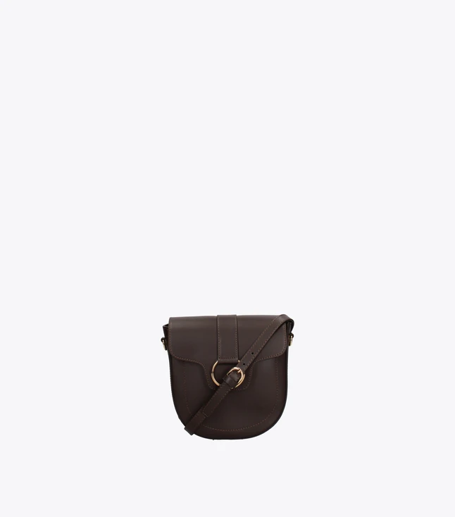 Stylish Italian Leather Crossbody Bag for Women with Multiple Pockets and Adjustable Strap
