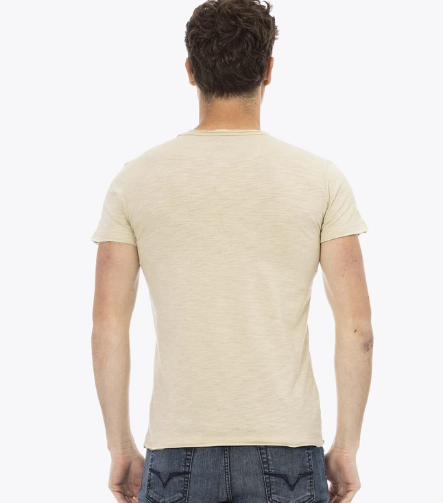 Crew Neck Cotton T Shirt Unisex for Daily Casual Wear