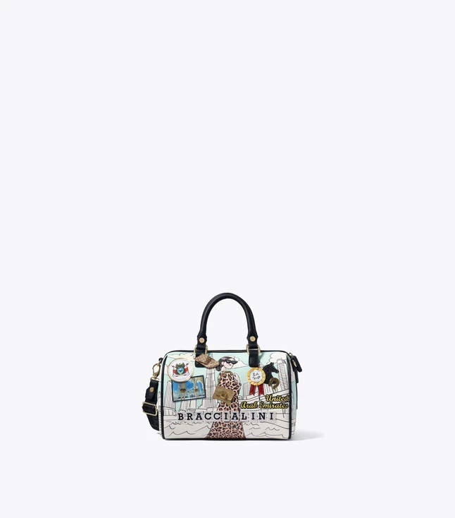 Stylish Fabric Handbag with Magnetic Closure for Women, Daily Use
