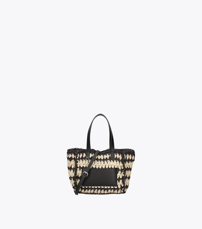 Stylish Italian Leather Handbag with Magnet Closure for Women
