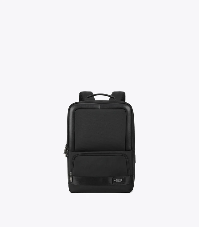 Casual Nylon Backpack for Men with Multiple Compartments and Adjustable Straps
