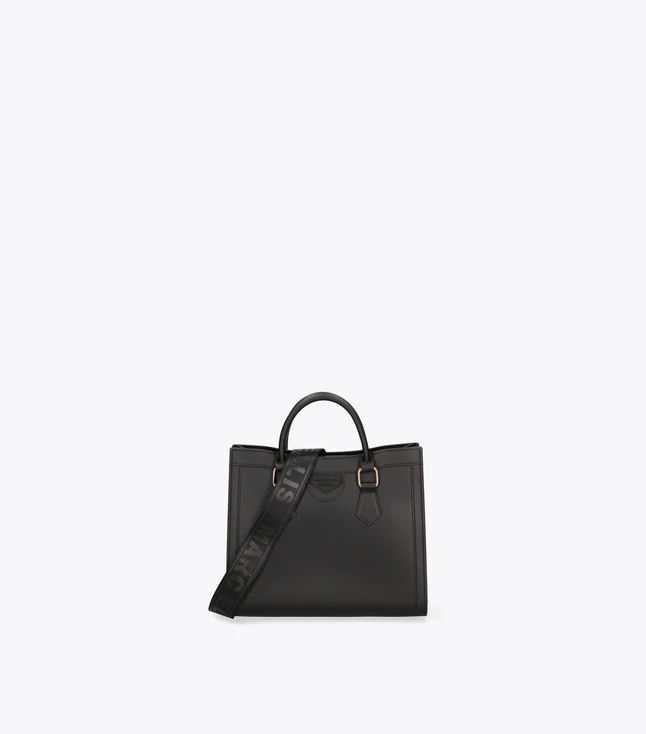 Leather Top Handle Satchel with Removable Shoulder Strap for Professional Use