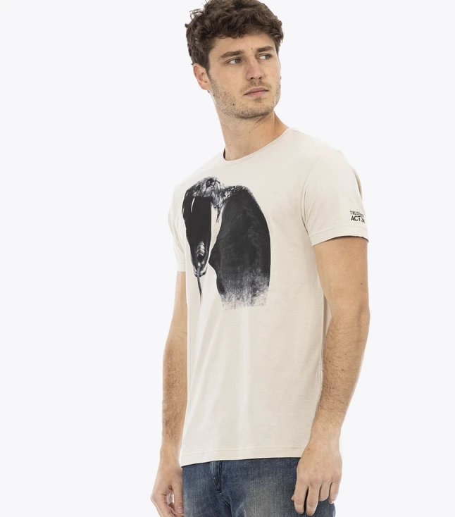Graphic Cotton T Shirt for Men Casual Everyday Wear