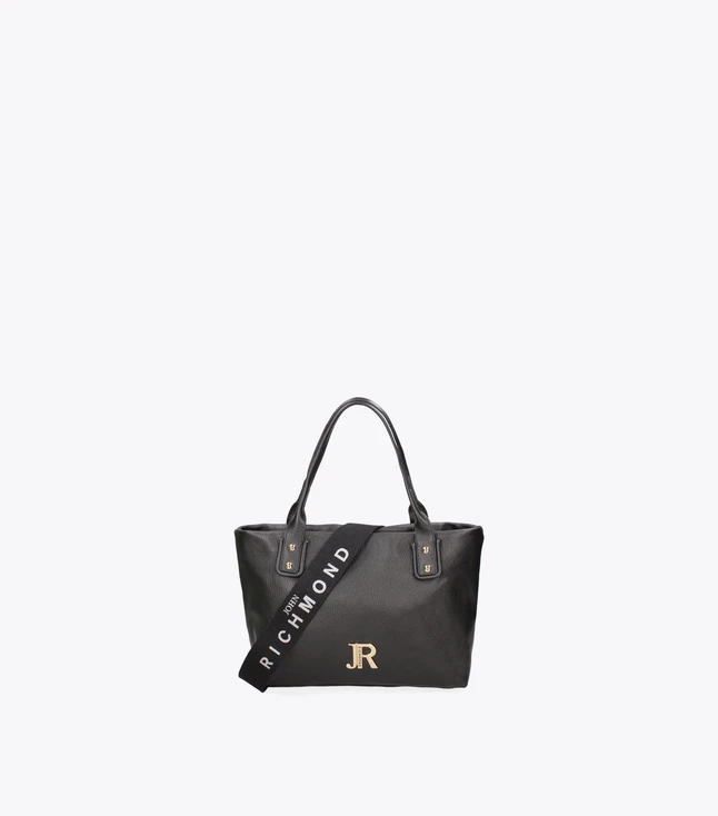 Stylish Italian Leather Shoulder Bag for Women with Snap Closure and Adjustable Strap
