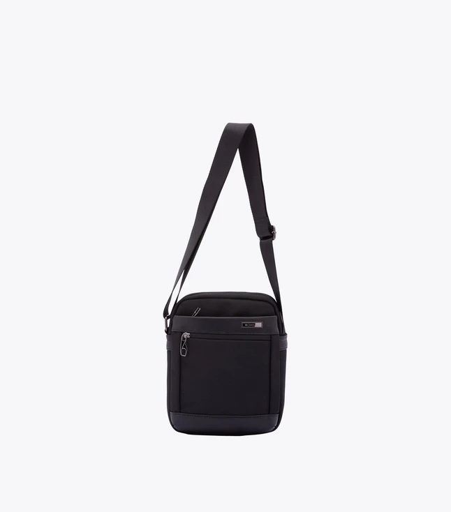 Nylon Crossbody Bag Leather Trim for Everyday Use