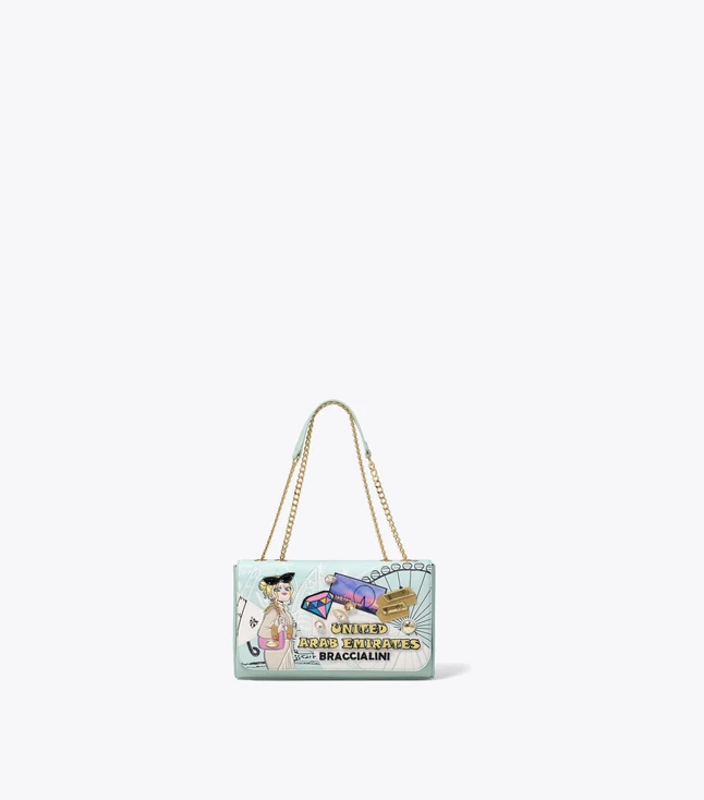 Stylish Italian Leather Crossbody Bag for Women with Multiple Compartments
