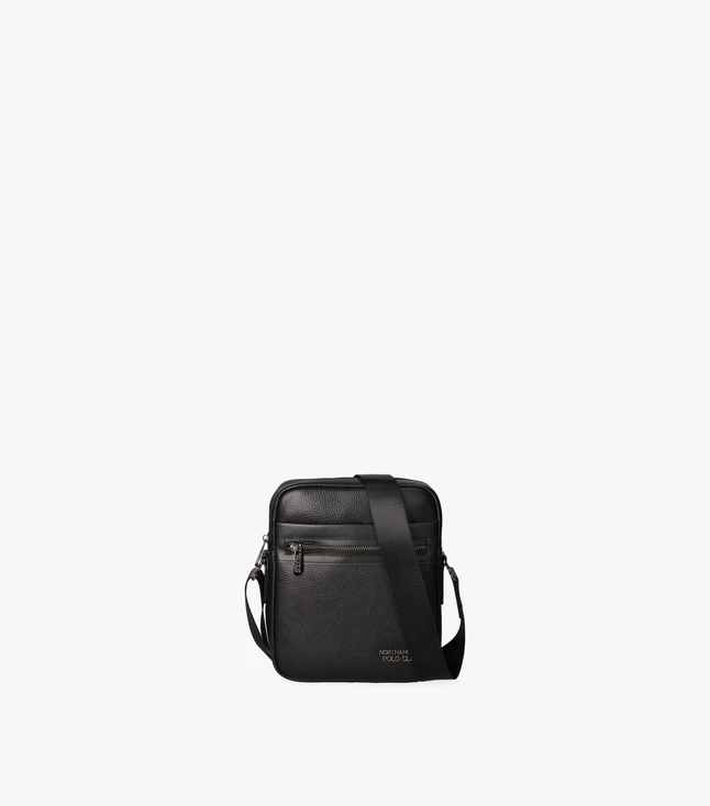 Casual Nylon Crossbody Bag for Men with Zipper Closure and External Pockets
