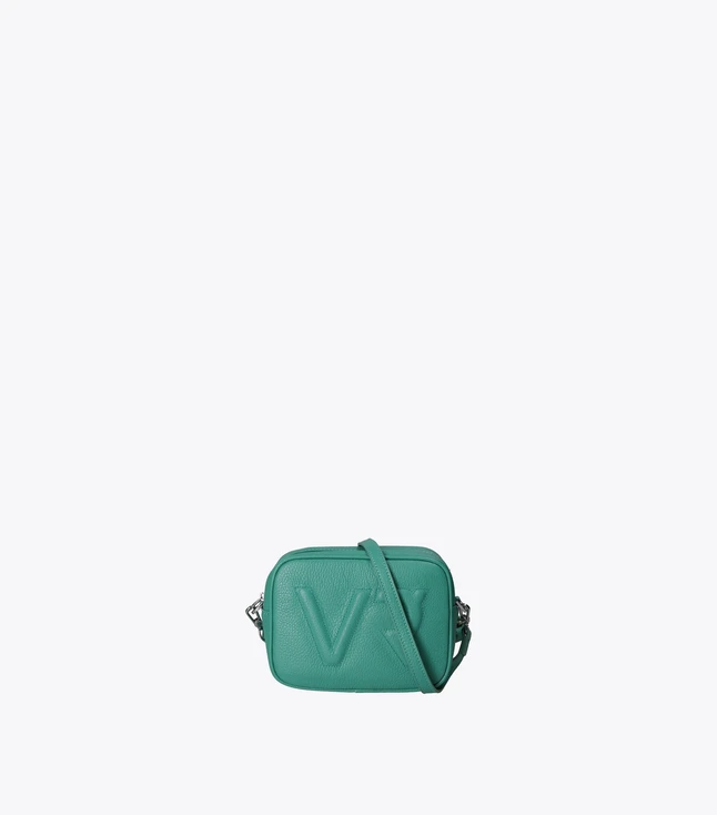 Stylish Italian Leather Crossbody Bag for Women with Adjustable Handle and Inner Pockets
