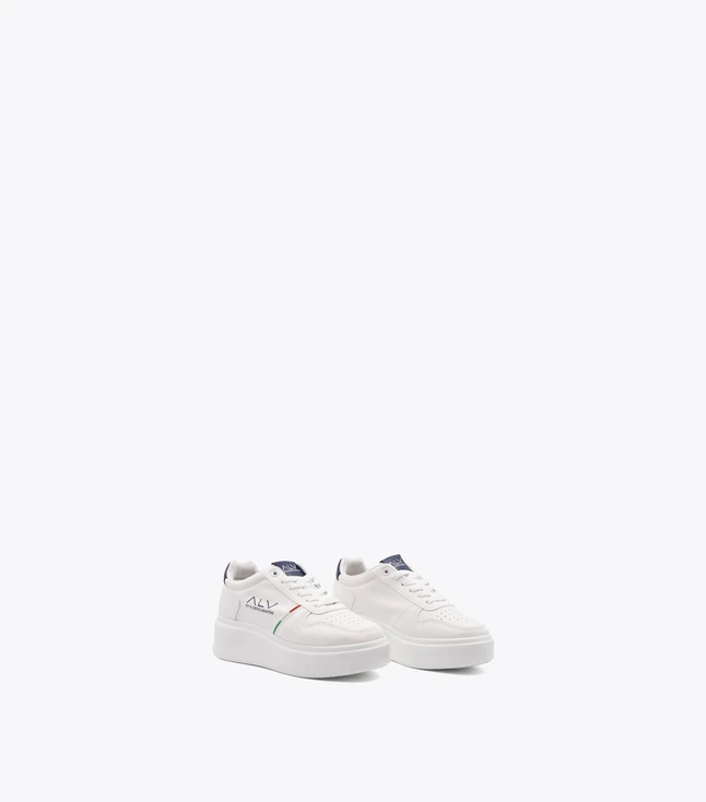 Casual Leather Platform Sneakers for Everyday Streetwear