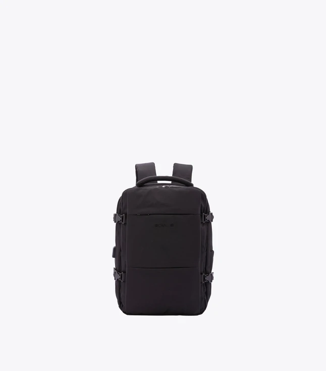 Minimalist Nylon Backpack for Everyday Commute And Travel with Multiple Pockets