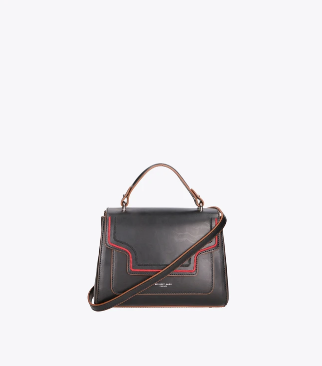 Stylish Italian Leather Shoulder Strap for Bags with Studs for Women
