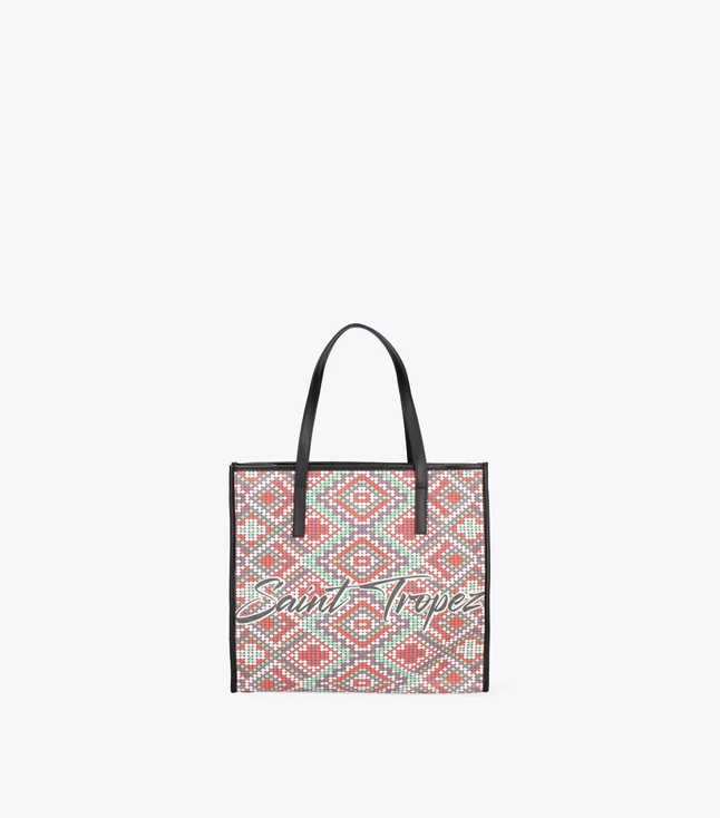 Casual Canvas Tote Bag with Inner Pockets for Everyday Use
