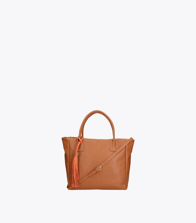 Stylish Italian Leather Crossbody Bag for Women with Removable Strap
