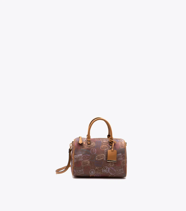 Vintage Leather Crossbody Bag for Women with Zipped and Open Pockets for Daily Use
