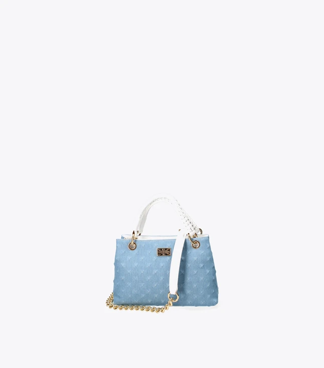 Vintage Leather Shoulder Bag for Women with Chain Handle and Internal Pockets
