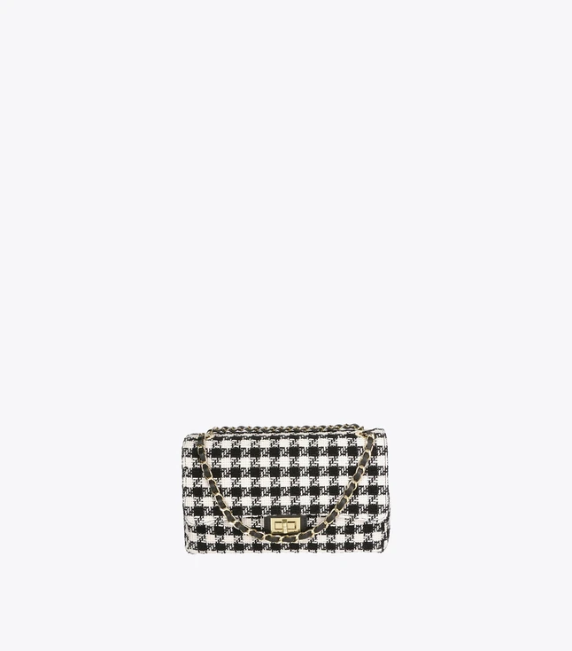 Elegant Leather Clutch for Women with Chain Strap
