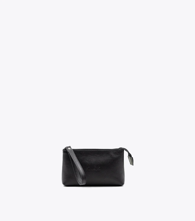 Minimalist Leather Wristlet Pouch for Daily Essentials