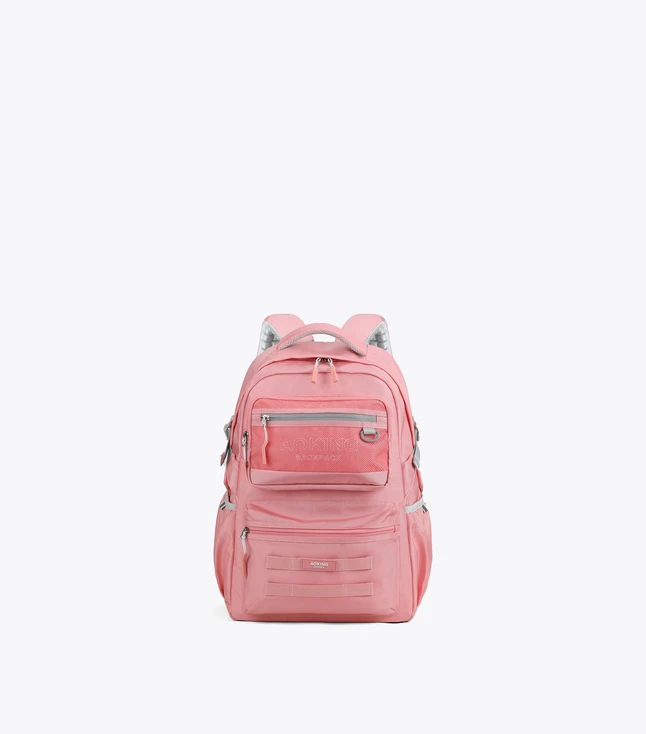 Casual Fabric Backpack for Men with Multiple Pockets and Adjustable Straps
