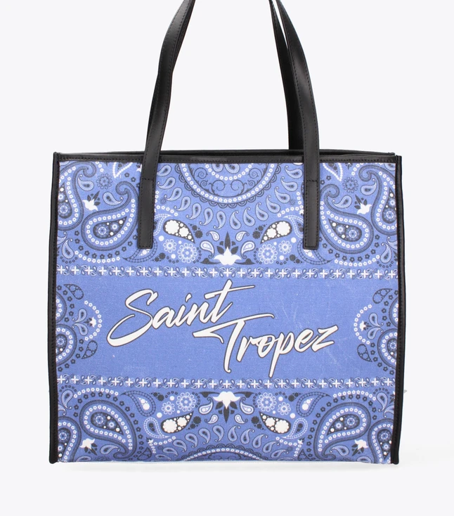 Casual Canvas Tote Bag with Inner Pockets for Women
