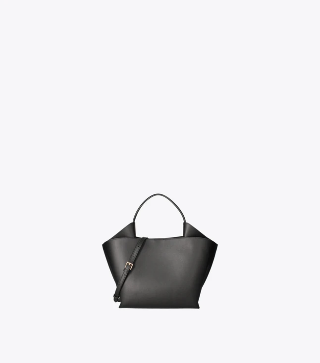 Minimalist Faux Leather Shoulder Bag for Women with Inner Pockets and Handheld Design
