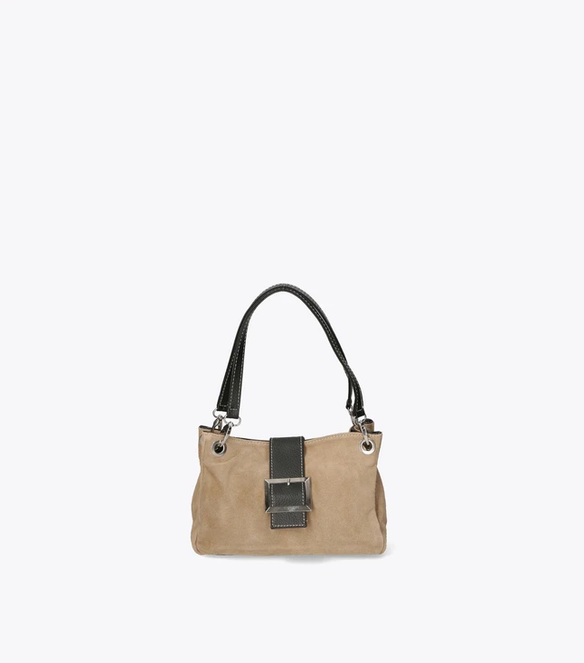 Vintage Leather Tote Bag for Women with Double Compartments for Daily Use
