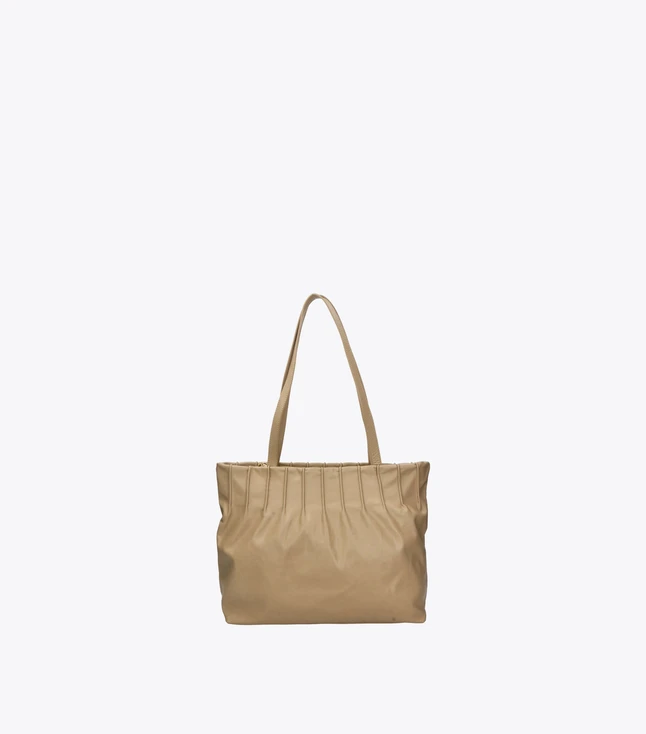 Stylish Italian Leather Shoulder Bag for Women with Double Handles and Adjustable Strap
