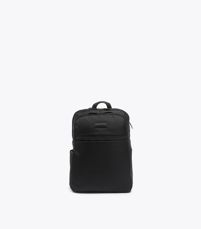 Minimalist Fabric Crossbody Bag for Men with Multiple Pockets and Adjustable Strap
