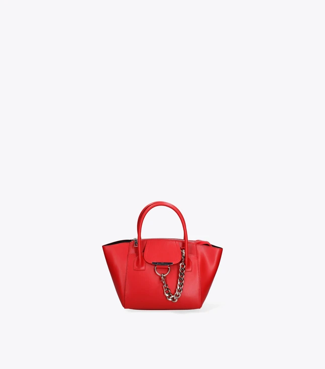 Minimalist Leather Women's Handbag with Zip Closure for Daily Use
