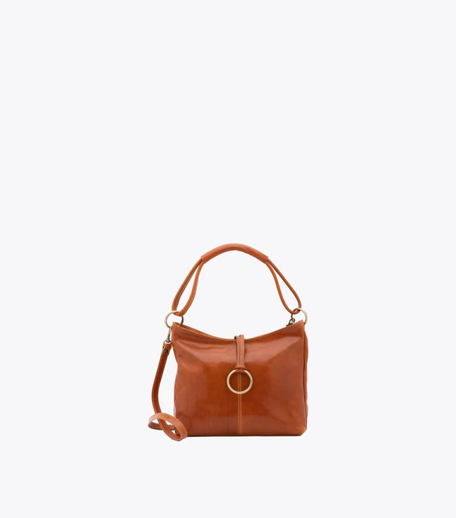 Vintage Leather Tote Bag for Women with Multiple Pockets and Removable Shoulder Strap
