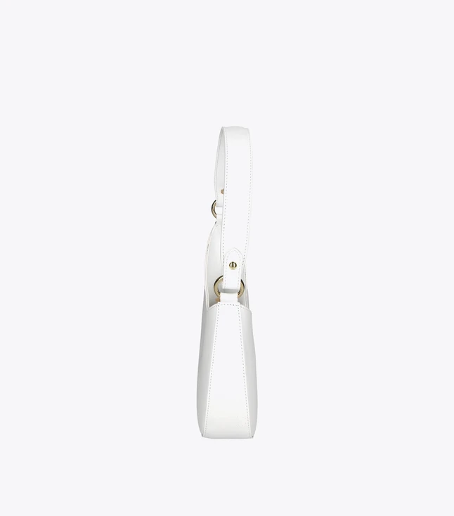 Minimalist Leather Bucket Bag with Drawstring Closure for Women
