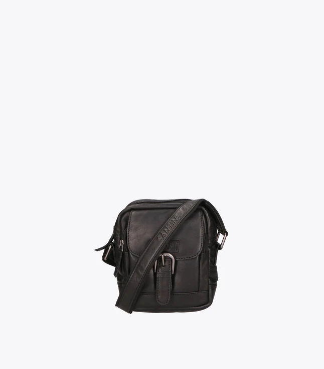 Vintage Leather Crossbody Bag for Men Travel
