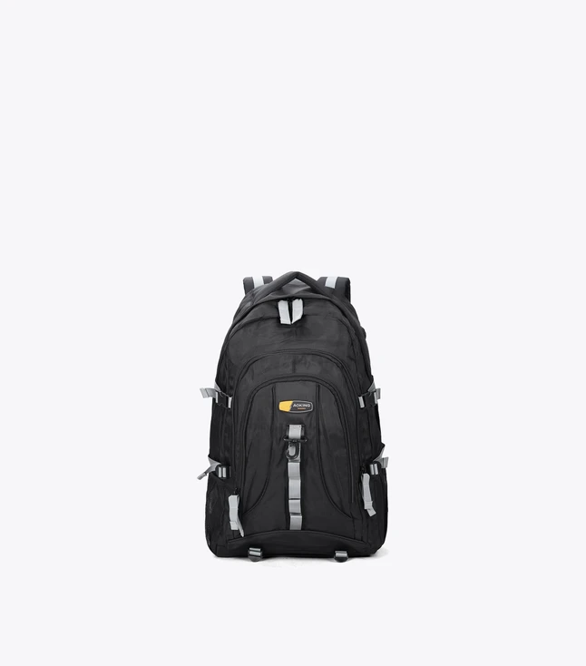 Casual Fabric Backpack for Women with Multiple Pockets and Handle

