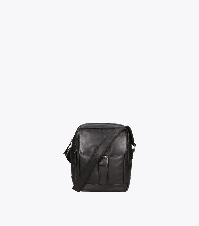 Minimalist Leather Crossbody Bag for Men Travel
