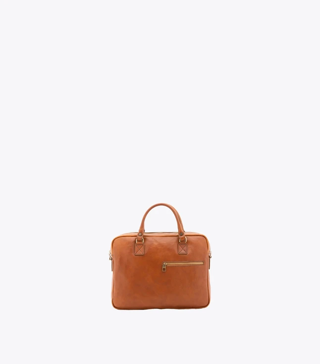 Minimalist Leather Crossbody Bag for Men with Multiple Zippered Pockets for Daily Use
