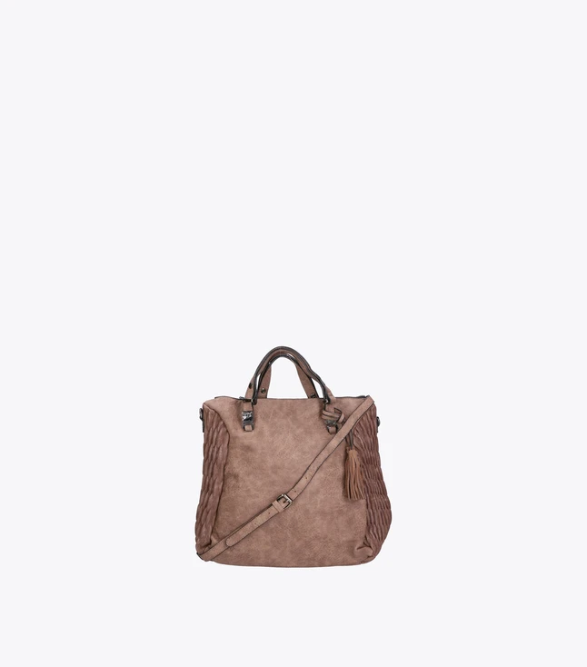 Minimalist Leather Shoulder Bag for Women with Zip Closure and Adjustable Strap
