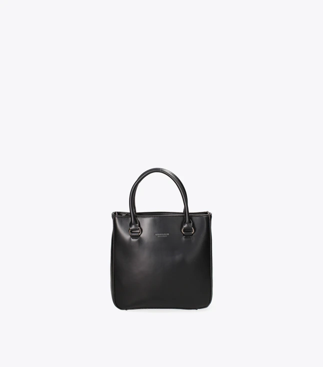 Vintage Leather Handbag for Women with Snap Closure and Multiple Pockets
