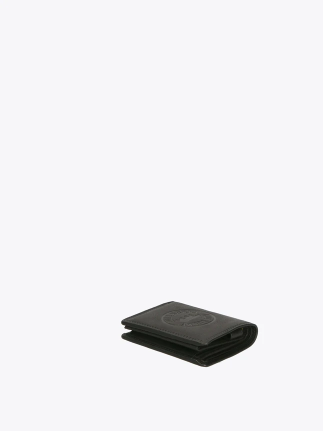 Leather Card Holder Wallet Embossed Logo Minimalist for Everyday Essentials