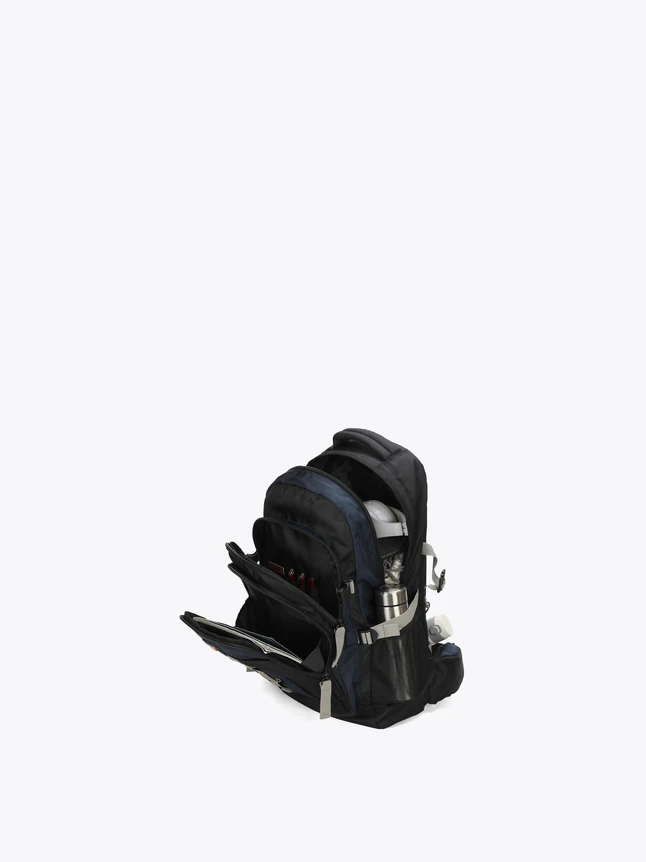 Sleek Durable Fabric Backpack with Organizational Pockets for Commute And Travel