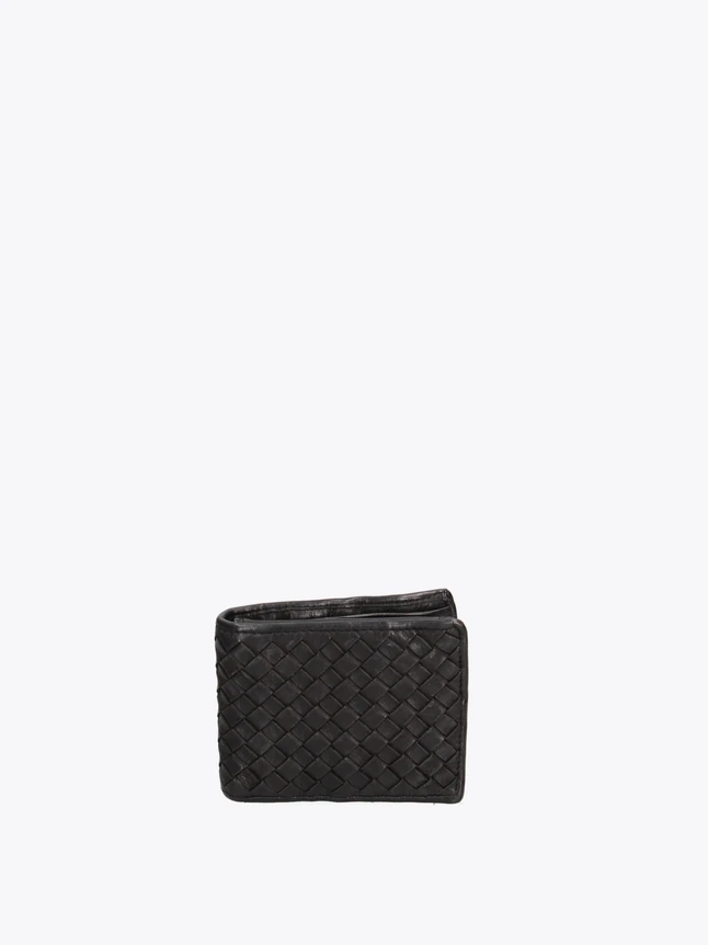 Woven Leather Cardholder for Daily Essentials
