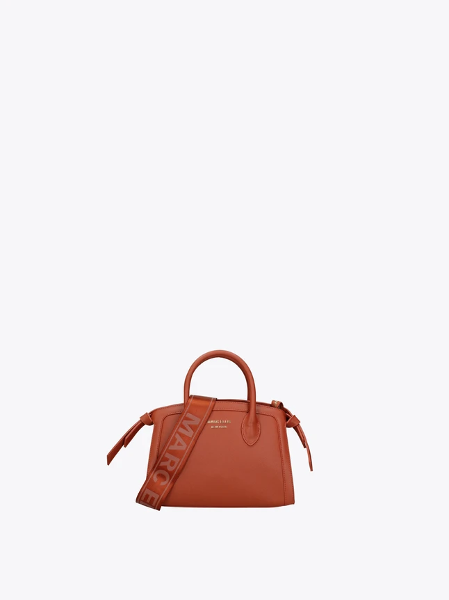 Leather Satchel Bag with Top Handles And Removable Strap for Everyday Use